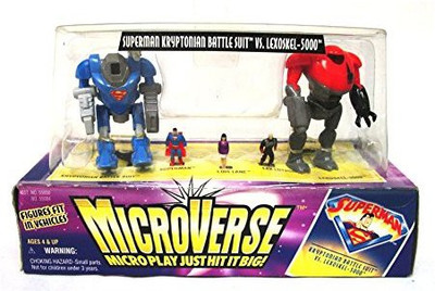 

Superman Microverse Kryptonian Battle Suit Vs Lexoskel 5000(Multicolor)
