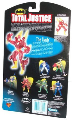 

Total Justice Dc Comics Year 1996 Batman 5 Inch Tall The Flash(Multicolor)