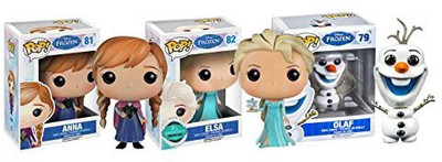 

Maven Gifts Funko Pop Disney Frozen Elsaanna And Olaf Set(Multicolor)