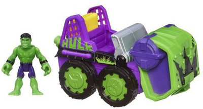 

Marvel Super Hero Adventures Playskool Heroes Smash Mobile(Multicolor)