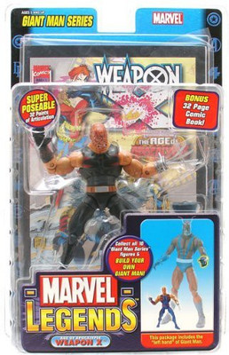 

Marvel Legends Giant Man Series Weapon X Burned Head Variant(Multicolor)