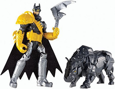 

Mattel Batman Unlimited: Batman and Axe Rhino Action Figures(Multicolor)
