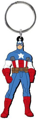 

Marvel Captain America Soft Touch Pvc Key Ring(Multicolor)