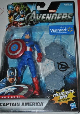 

Hasbro Marvel Legends Avengers Movie Exclusive 6 Inch Action Figure Captain America ...(Multicolor)