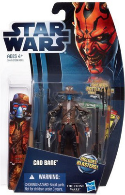 

Hasbro Star Wars Clone Wars 2012 Animated Series 375 Inch Cad Bane(Multicolor)