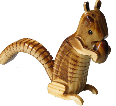 

NIHAR Squirrel Wooden Toy(Multicolor)