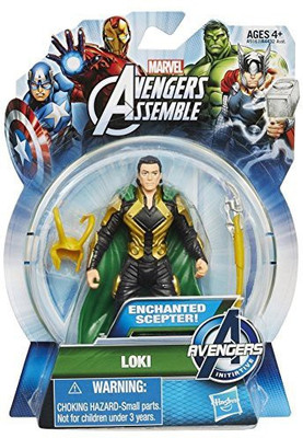 

Animewild Marvel Avengers Assemble Avengers Iniative Loki 3 3/4"(Multicolor)