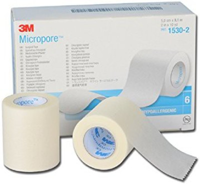 

Wound Care Micropore Surgical Tape Adhesive Band Aid(Set of 6)