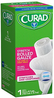 

Curad Rolled Gauze Adhesive Band Aid(Set of 2)