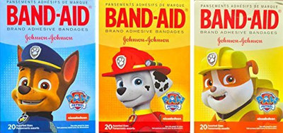 

Paw Patrol Children's Brand Adhesive Bandages Adhesive Band Aid(Set of 3)