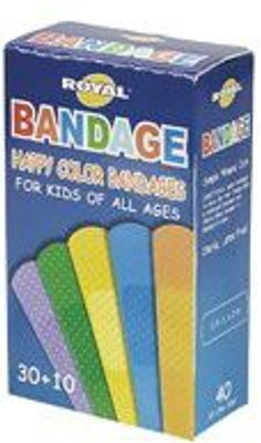 

Royal appy Color Bandages Adhesive Band Aid(Set of 40)