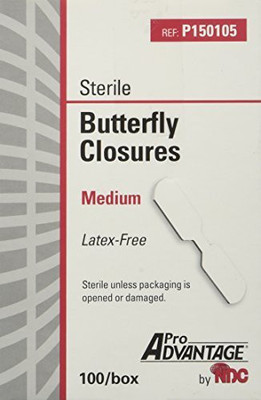 

ProAdvantage Sterile Butterfly Closure Bandages Adhesive Band Aid(Set of 1)