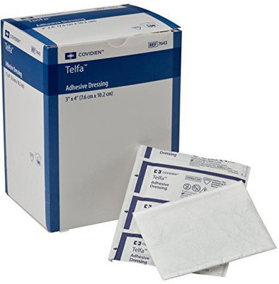 

Covidien Telfa Adhesive Dressing Sterile Adhesive Band Aid(Set of 12)
