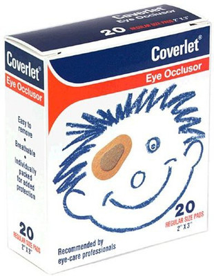 

Coverlet Eye Occlusor Regular size pads Adhesive Band Aid(Set of 1)