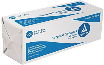 Dynarex Surgical Gauze Sponge Adhesive Band Aid(Set of 1)