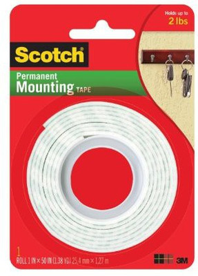 

3M Office Products Adhesive Mounting Tape(Set of 1, White)