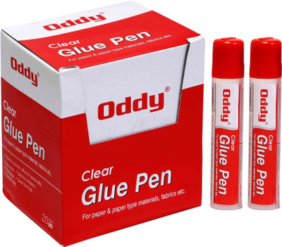 

Oddy Non-Toxic, Child Safe, Acid-Free Glue Pen(Set of 20, Multicolor)