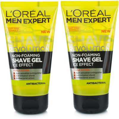 

L'Oreal Paris Men Expert Non-Foaming Shaving Gel ( Pack Of 2 )(150 ml)