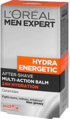 

L'Oreal Paris Men Expert HYDRA ENERGETIC AFTER SHAVE GEL HYDRATEREND 24 H(100 ml)