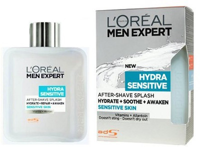 

L'Oreal Paris Men Expert After Shave Splash Sensitive Skin(100 ml)