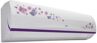 LG 1 Ton 3 Star Split AC Aura Floral