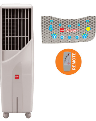 Cello 25 L Room/Personal Air Cooler(White, Tower 25 Plus)