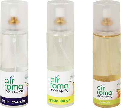 

Airroma Fresh Lavender, Green Lemon, Jasmine Spray(600 ml)