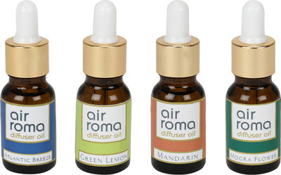 

Airroma Atlantic Breeze, Green Lemon, Mandarin, Mogra Flower Aroma Oil, Spray(60 ml)