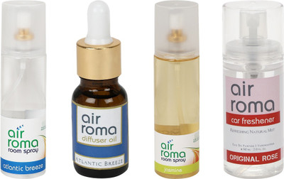 

Airroma Atlantic Breeze, Jasmine, Original Rose Aroma Oil, Spray(490 ml)