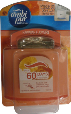 

Ambi Pur Set & Refresh Hawaiian Flowers Air Freshener Starter(5.5 ml)