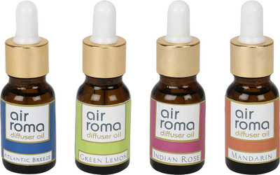 

Airroma Atlantic Breeze, Green Lemon, Indian Rose, Mandarin Aroma Oil(120 ml)