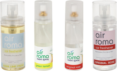 

Airroma Aqua Lime Fresh, Green Lemon, Original Rose Spray(520 ml)