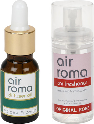 

Airroma Mogra Flower, Original Rose Aroma Oil, Spray(90 ml)