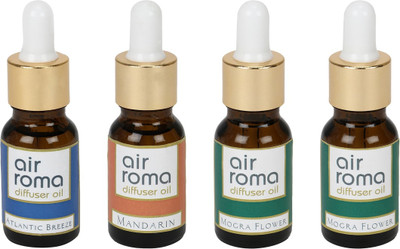 

Airroma Atlantic Breeze, Mandarin, Mogra Flower Car Freshener(90 ml)