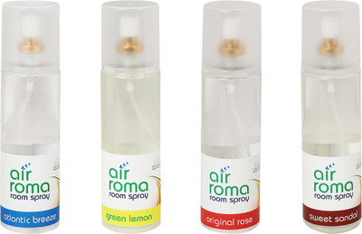 

Airroma Atlantic Breeze, Green Lemon, Original Rose, Sweet Sandal Spray(800 ml)