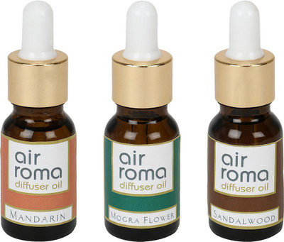 Airroma Mandarin, Mogra Flower, Sandalwood Aroma Oil(90 ml)