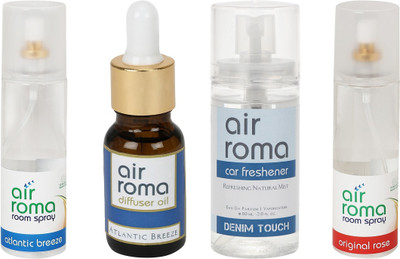 

Airroma Atlantic Breeze, Denim Touch, Original Rose Car Freshener(490 ml)