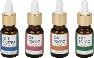 

Airroma Atlantic Breeze, Indian Rose, Mandarin, Mogra Flower Aroma Oil, Spray(90 ml)