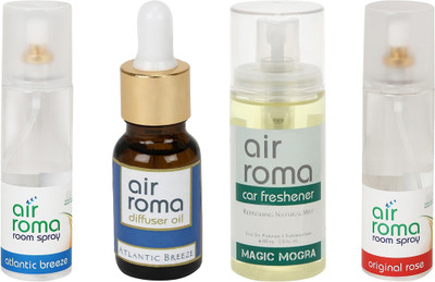 

Airroma Atlantic Breeze, Magic Mogra, Original Rose Aroma Oil, Spray(490 ml)