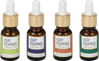 

Airroma Green Lemon, Lavender, Mandarin, Mogra Flower Car Freshener(90 ml)