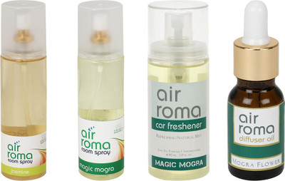 

Airroma Jasmine, Magic Mogra, Mogra Flower Aroma Oil, Spray(490 ml)