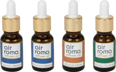 

Airroma Atlantic Breeze, Mandarin, Mogra Flower Aroma Oil(90 ml)