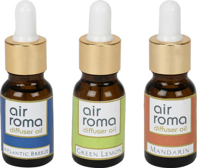 

Airroma Atlantic Breeze, Green Lemon, Mandarin Aroma Oil(45 ml)
