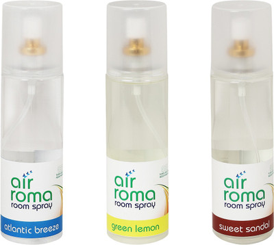 

Airroma Atlantic Breeze, Green Lemon, Sweet Sandal Spray(600 ml)