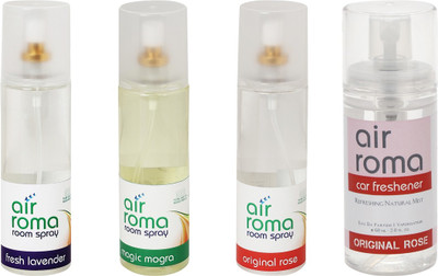 

Airroma Fresh Lavender, Magic Mogra, Original Rose Spray(660 ml)