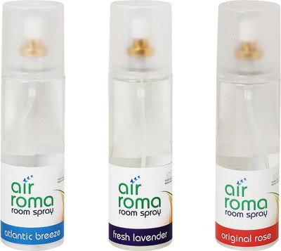 

Airroma Atlantic Breeze, Fresh Lavender, Original Rose Car Freshener(600 ml)