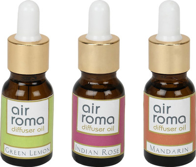 

Airroma Green Lemon, Indian Rose, Mandarin Aroma Oil(45 ml)