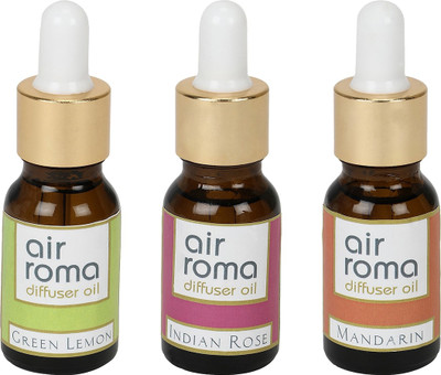 

Airroma Green Lemon, Indian Rose, Mandarin Aroma Oil(90 ml)