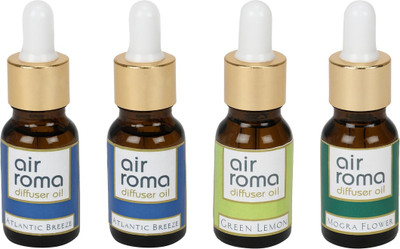 

Airroma Atlantic Breeze, Green Lemon, Mogra Flower Car Freshener(90 ml)