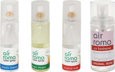 

Airroma Atlantic Breeze, Magic Mogra, Original Rose Spray(660 ml)